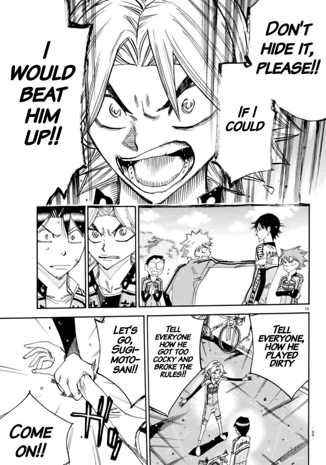 Page 15 Chapter 644 Yowamushi Pedal