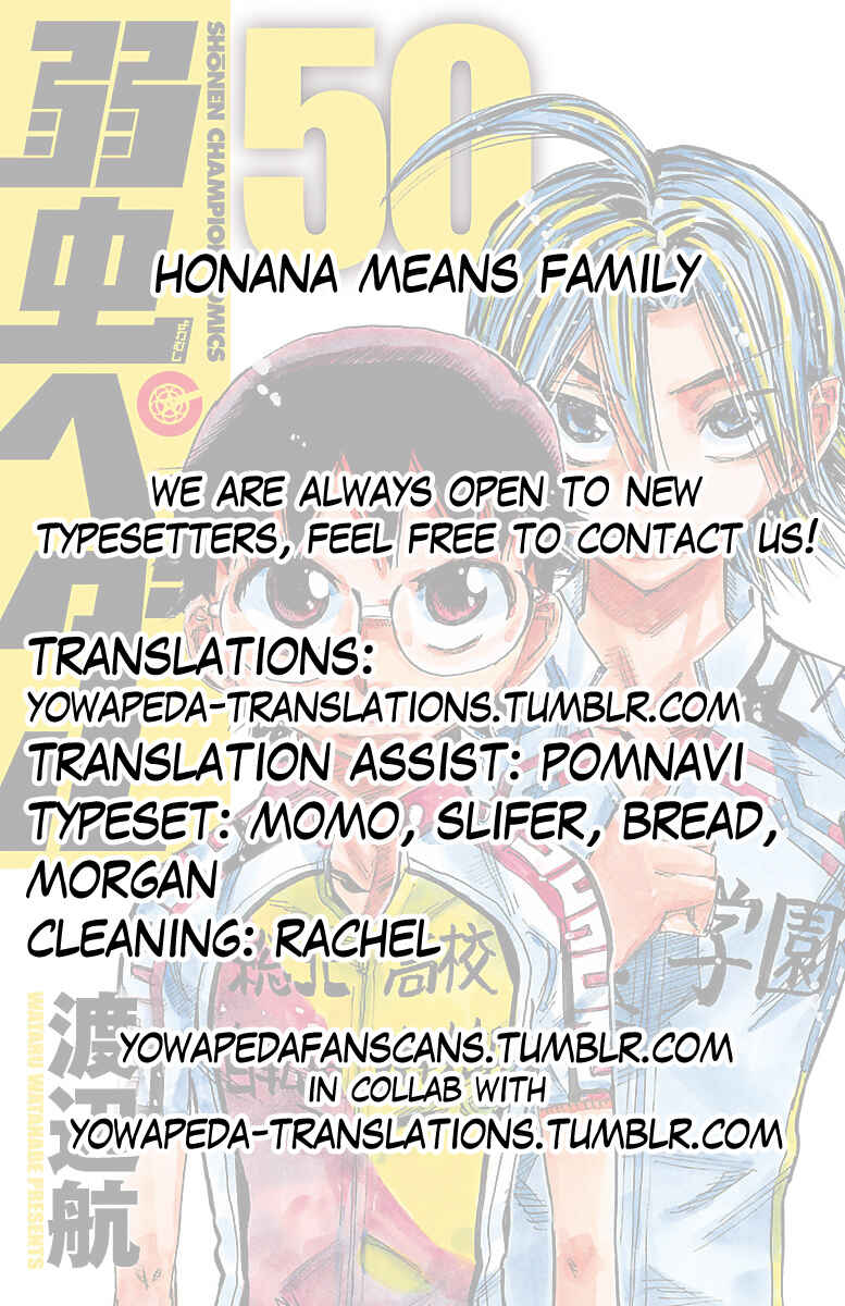 Page 20 Chapter 431 Yowamushi Pedal