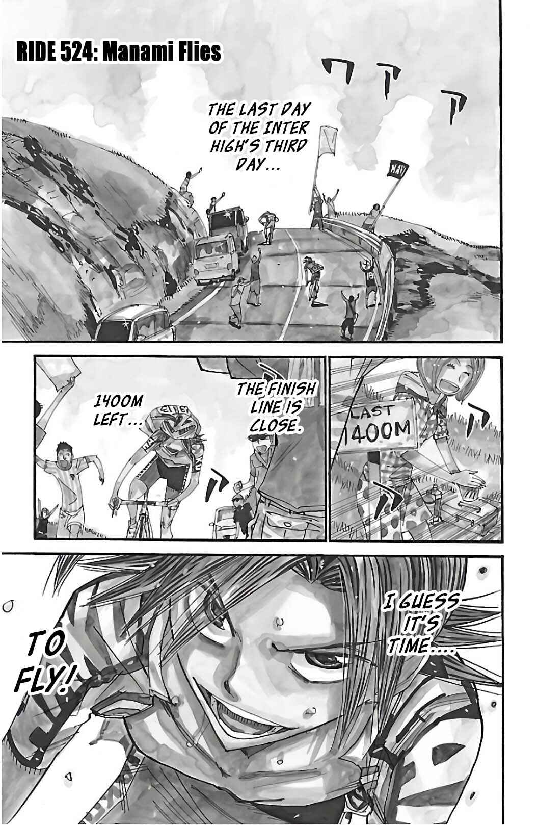 Page 1 Chapter 524 Yowamushi Pedal