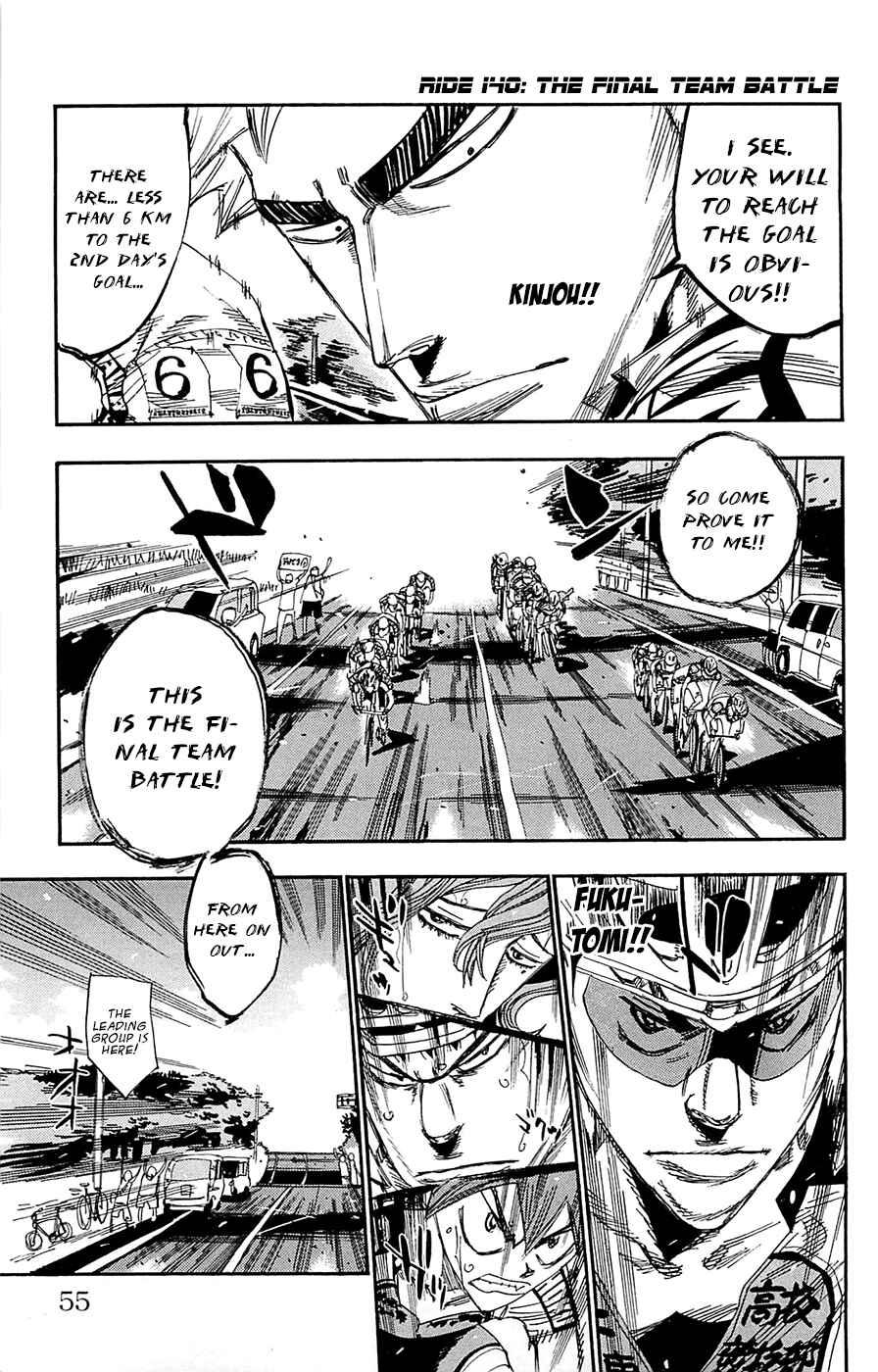 Page 1 Chapter 140 Yowamushi Pedal