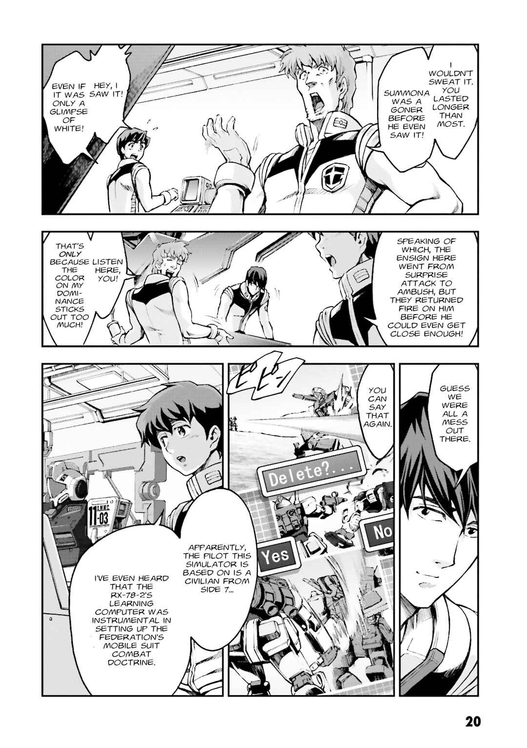 Page 22 Chapter 11 Mobile Suit Gundam Side Story - The Blue Destiny