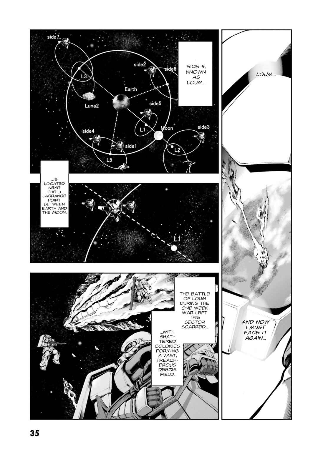 Page 3 Chapter 35 Mobile Suit Gundam Side Story - The Blue Destiny