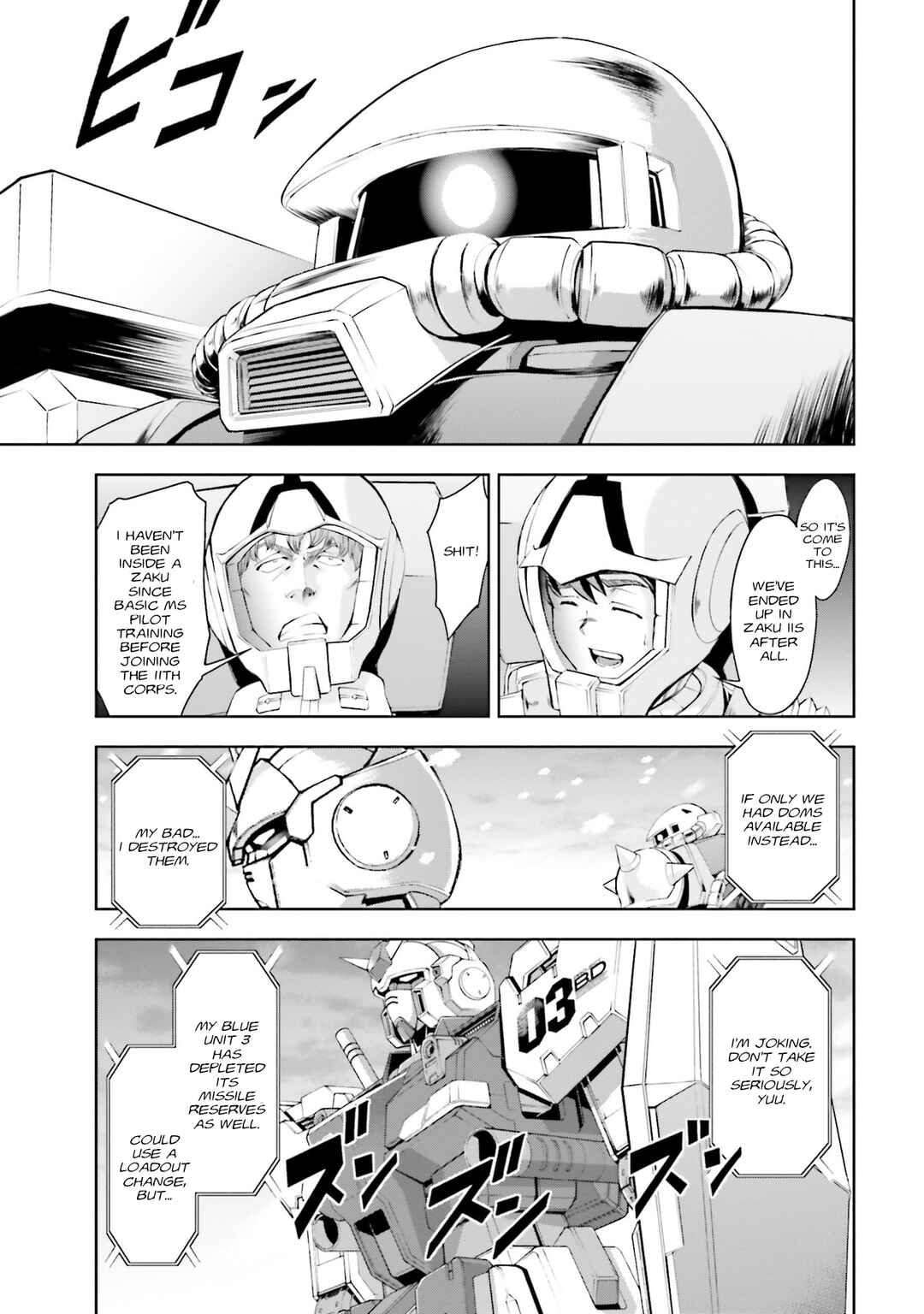Page 13 Chapter 33 Mobile Suit Gundam Side Story - The Blue Destiny