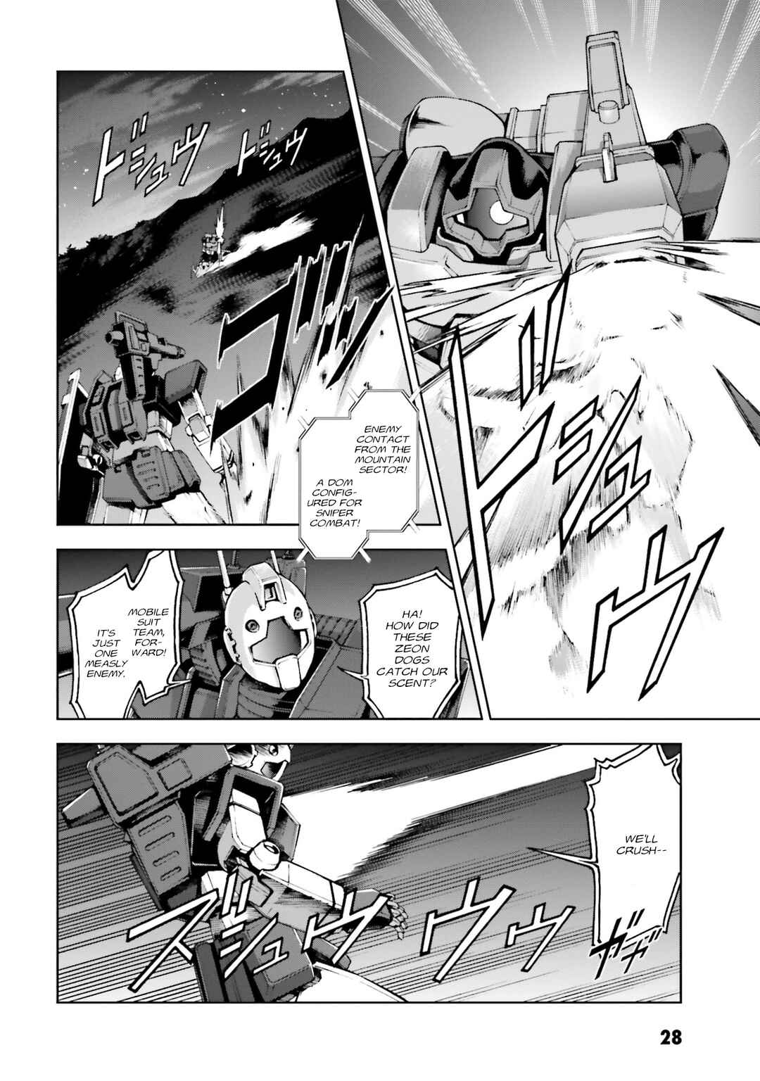 Page 28 Chapter 30 Mobile Suit Gundam Side Story - The Blue Destiny