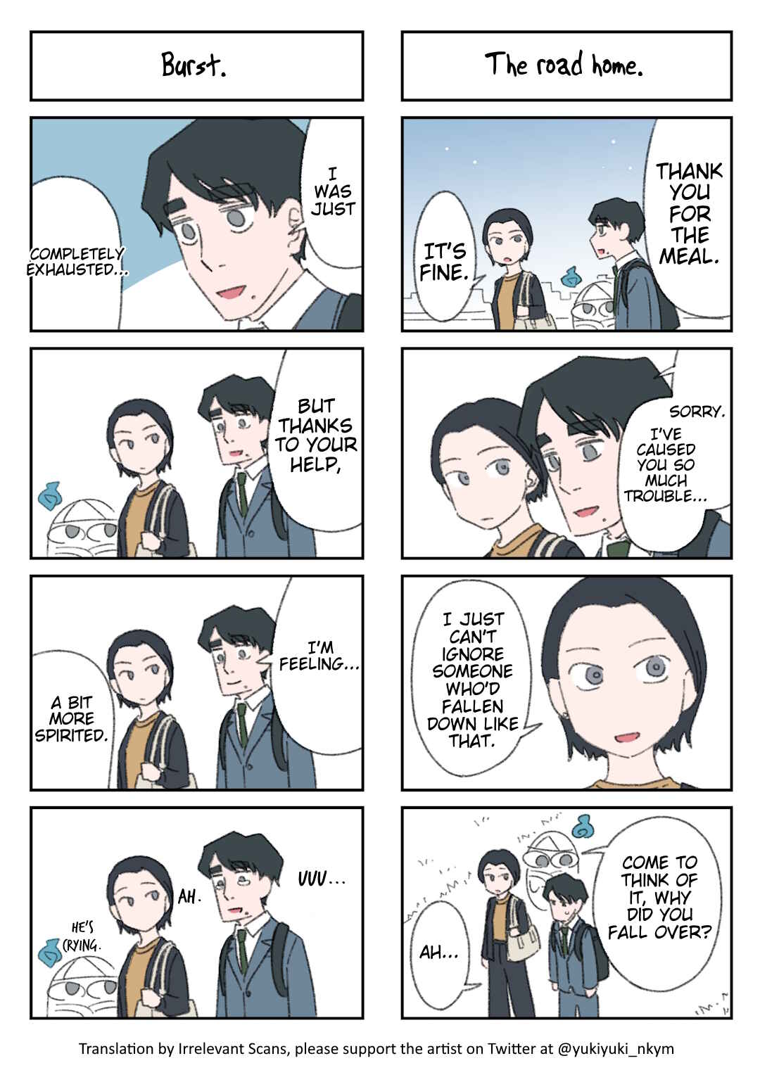 Page 1 Chapter 26 Yuurei to Tsukareta Kaishain