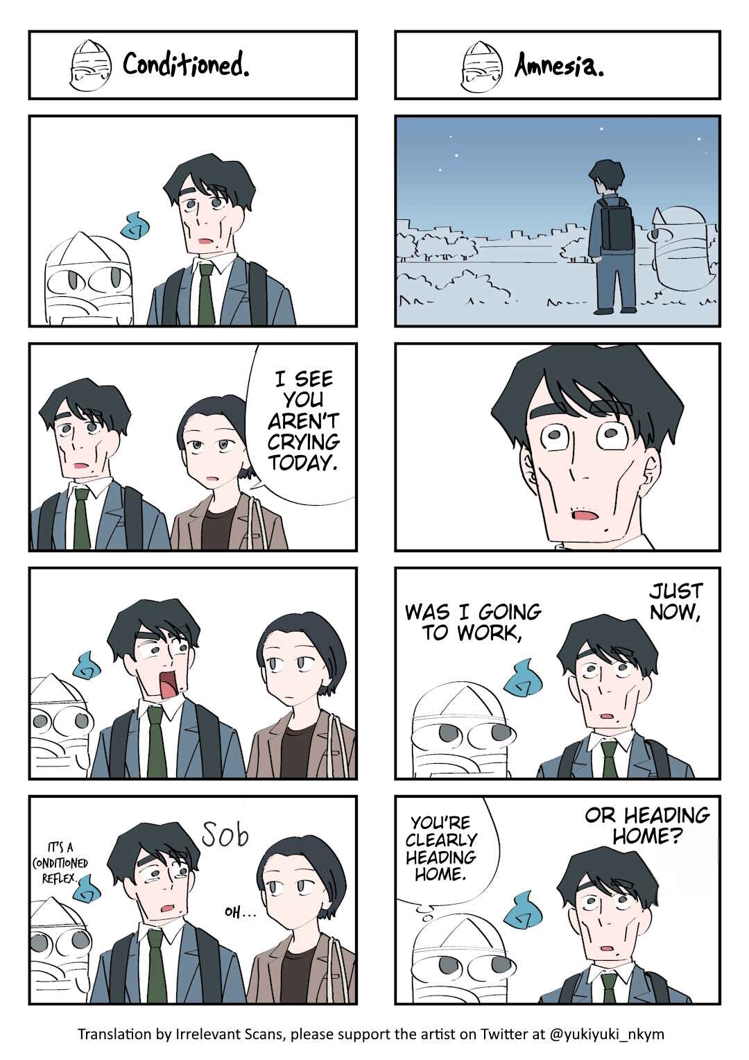 Page 1 Chapter 29 Yuurei to Tsukareta Kaishain