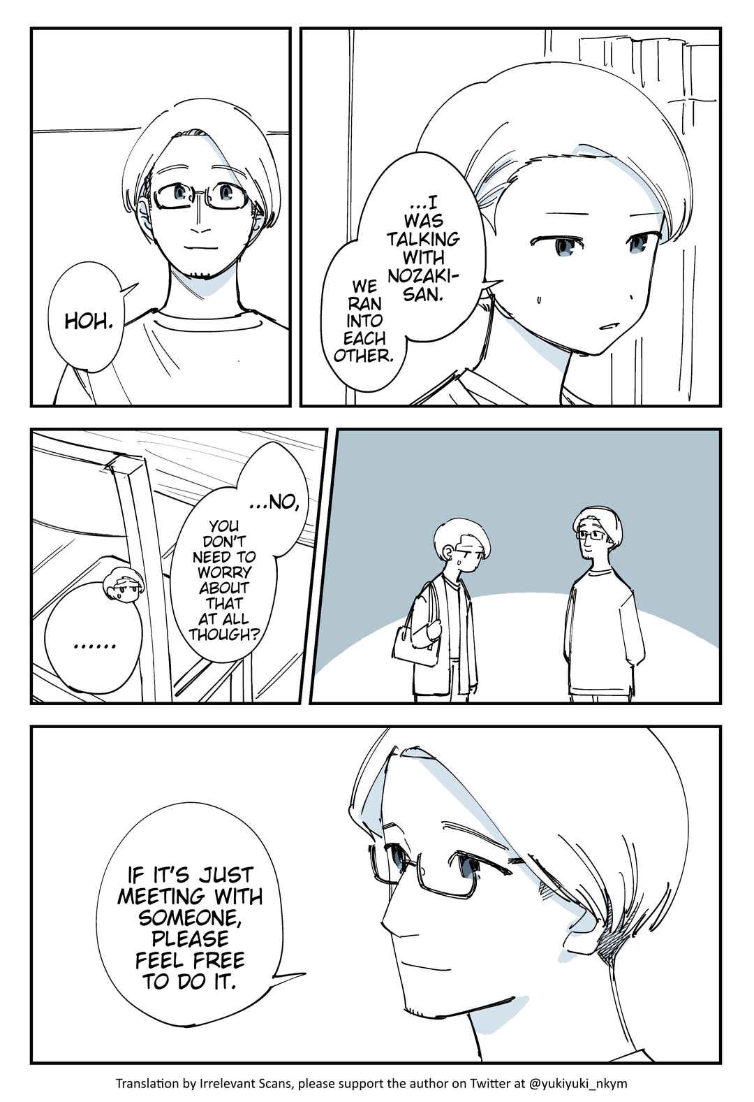 Page 1 Chapter 500 Yuurei to Tsukareta Kaishain