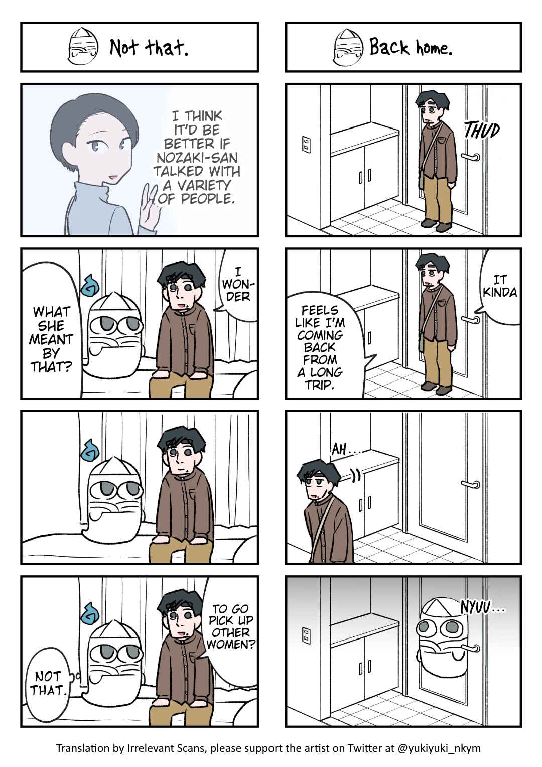Page 1 Chapter 62 Yuurei to Tsukareta Kaishain