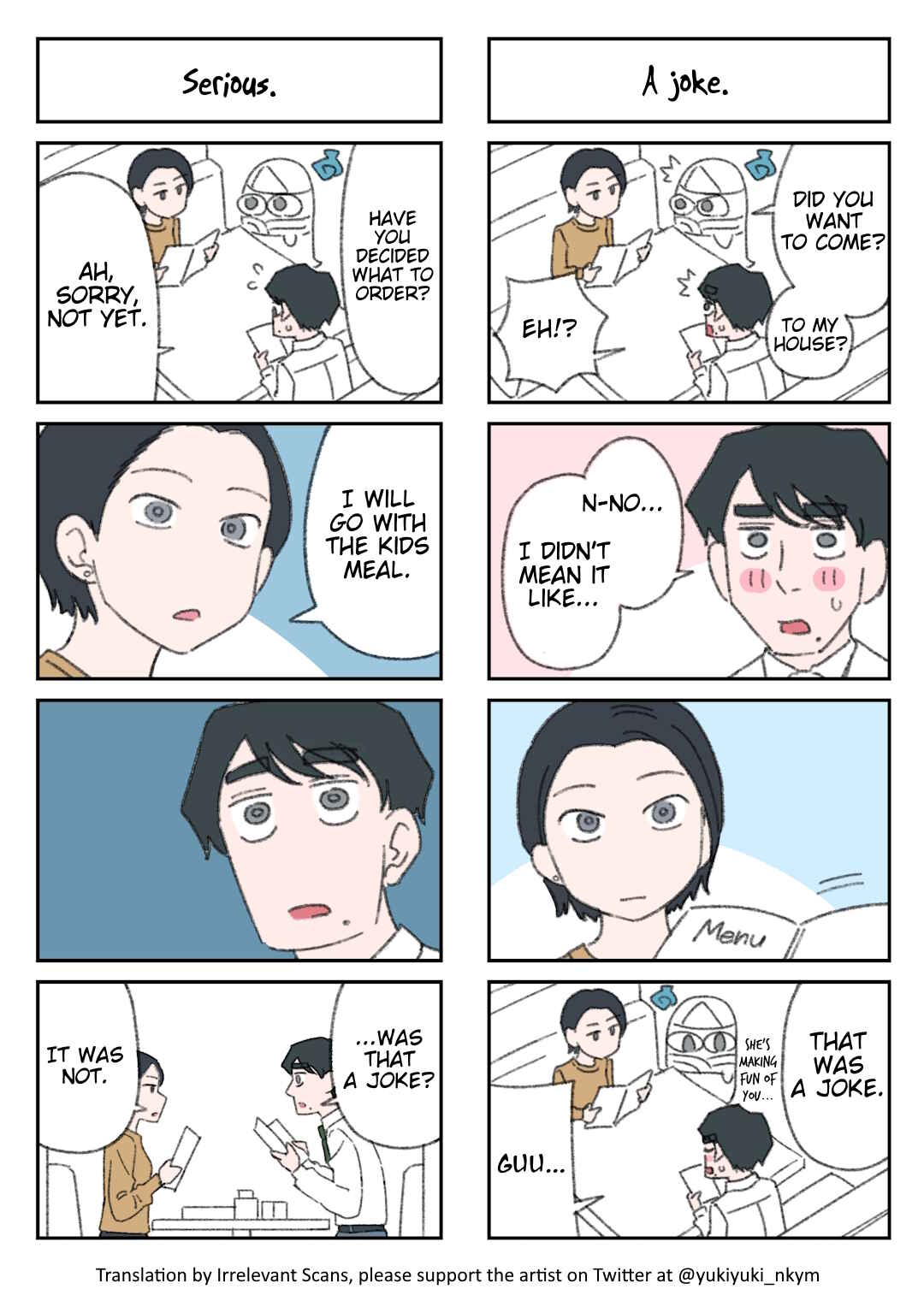 Page 1 Chapter 24 Yuurei to Tsukareta Kaishain