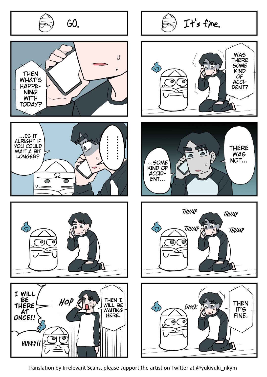 Page 1 Chapter 109 Yuurei to Tsukareta Kaishain