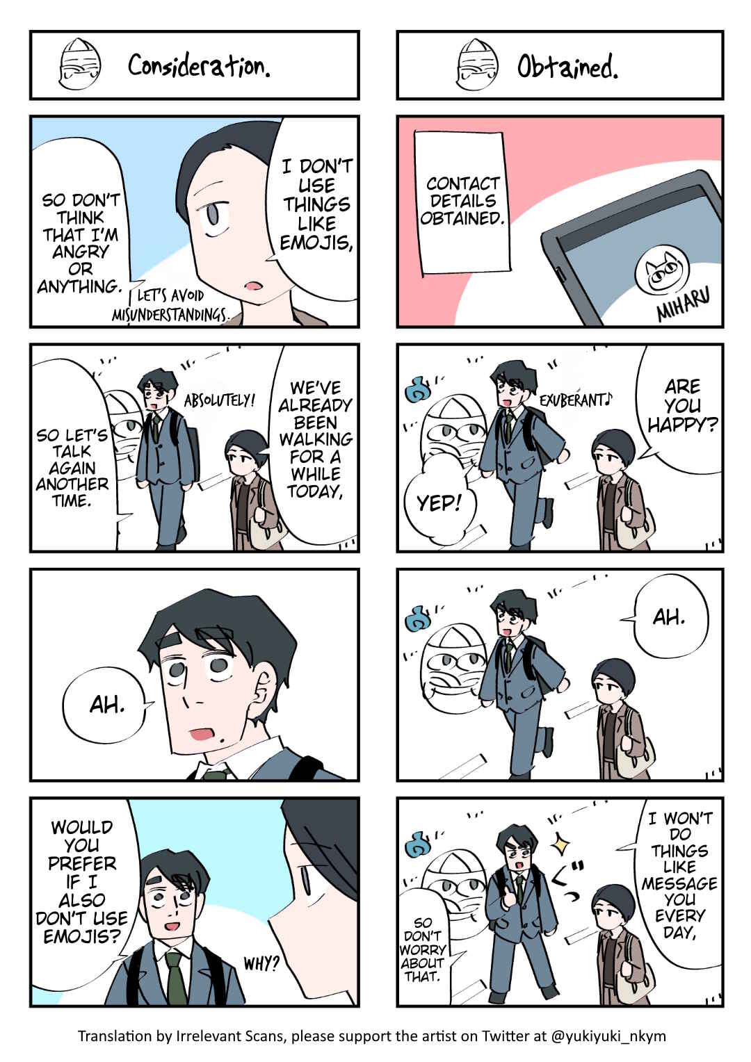 Page 1 Chapter 38 Yuurei to Tsukareta Kaishain