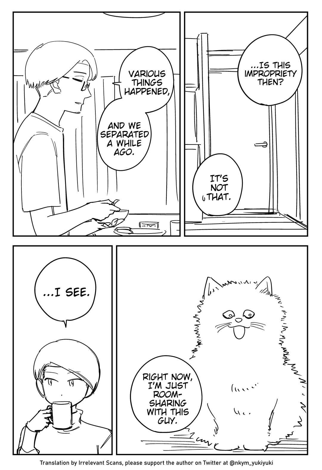 Page 1 Chapter 406 Yuurei to Tsukareta Kaishain
