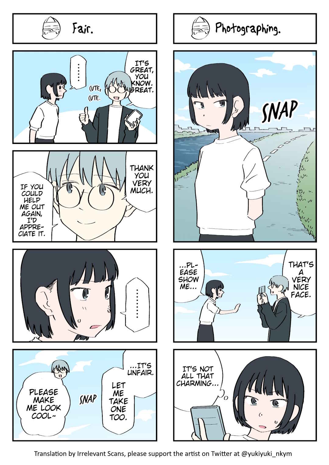Page 1 Chapter 207 Yuurei to Tsukareta Kaishain