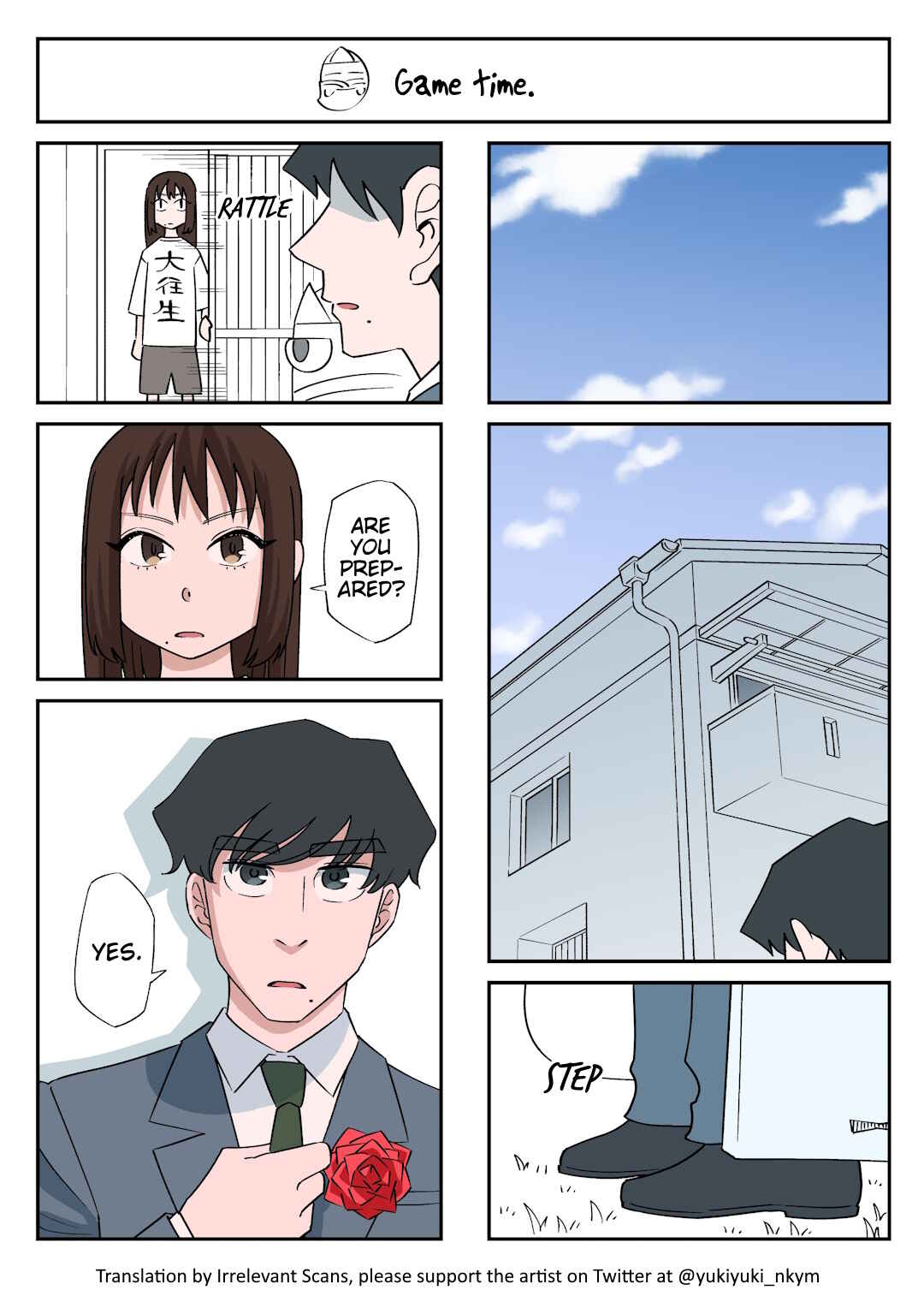 Page 1 Chapter 176 Yuurei to Tsukareta Kaishain