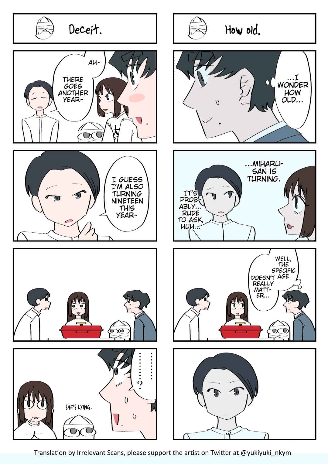 Page 1 Chapter 184 Yuurei to Tsukareta Kaishain