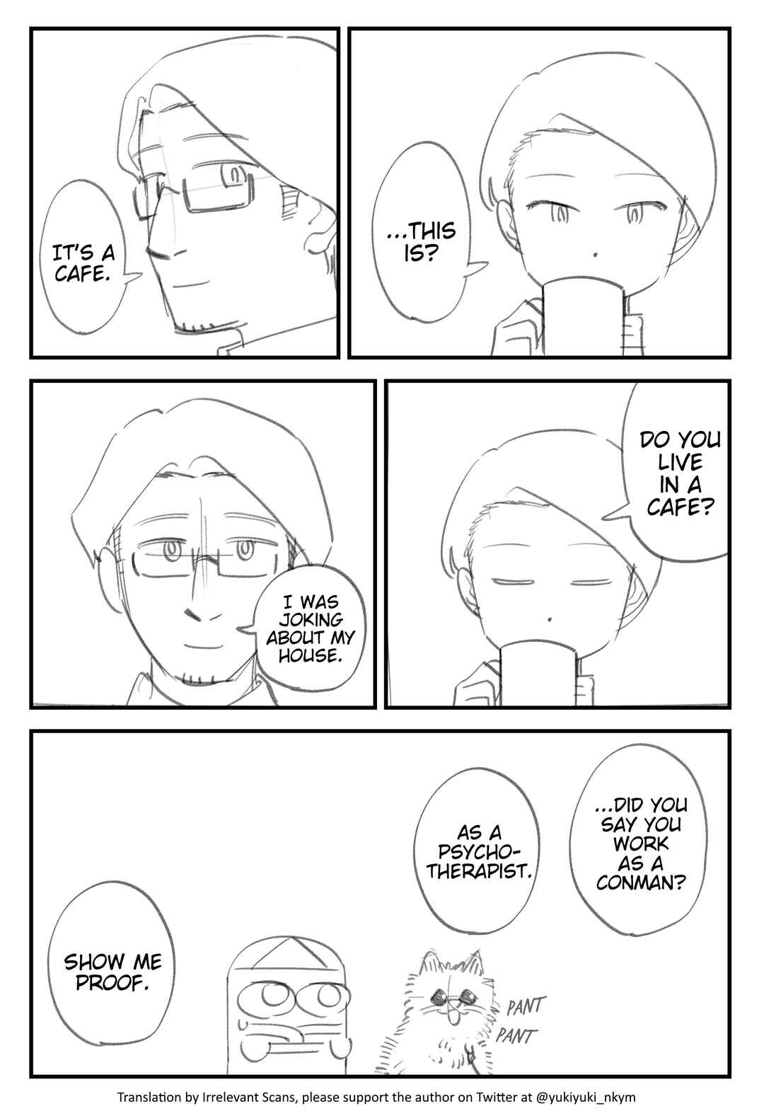 Page 1 Chapter 375 Yuurei to Tsukareta Kaishain