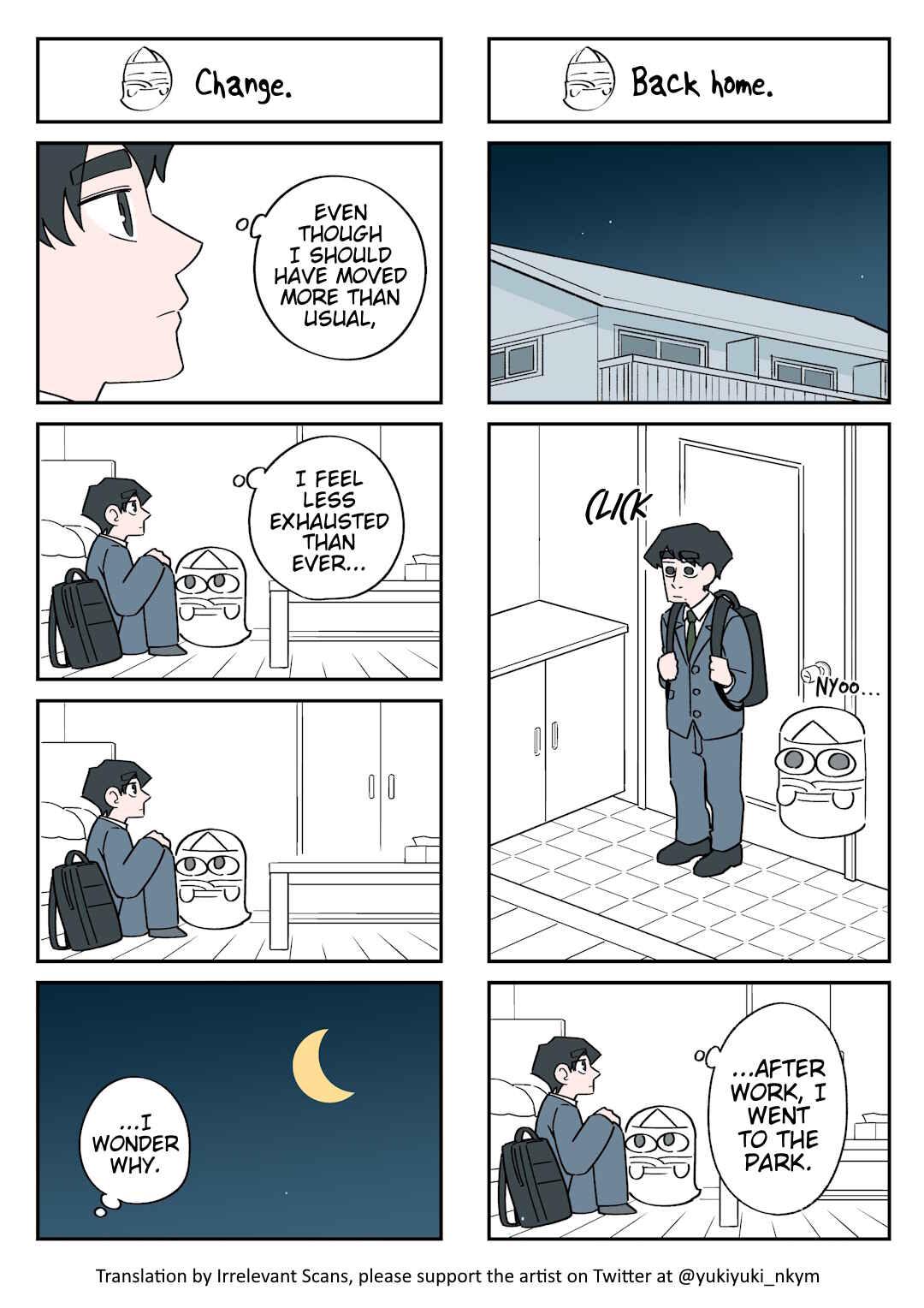 Page 1 Chapter 303 Yuurei to Tsukareta Kaishain