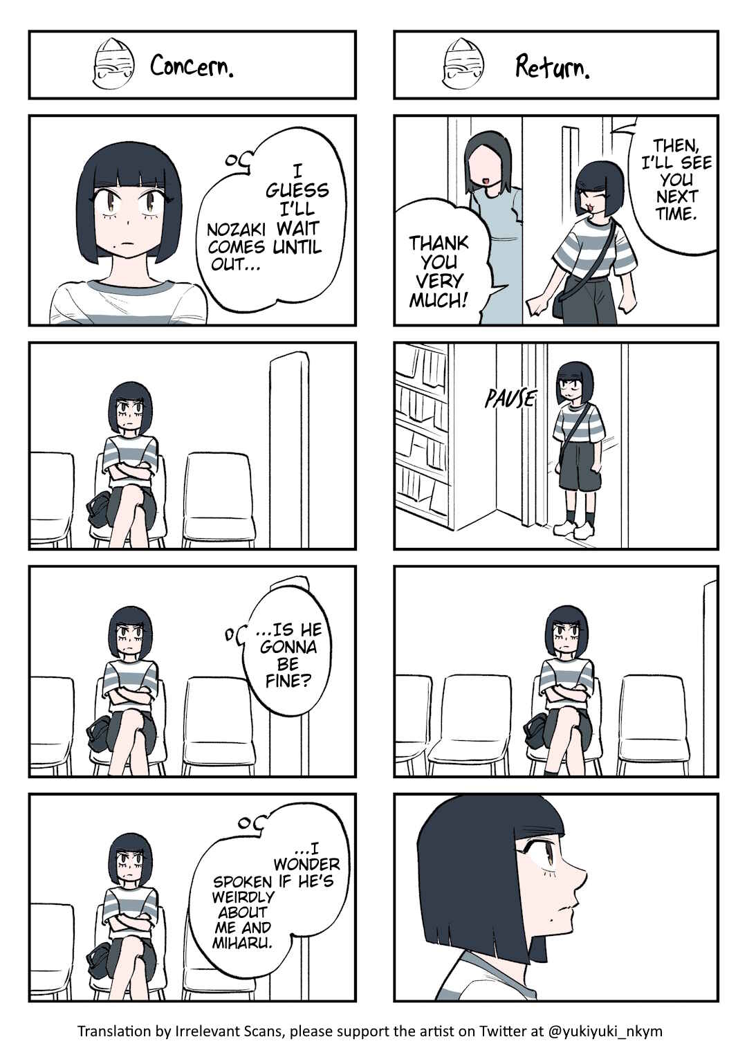 Page 1 Chapter 274 Yuurei to Tsukareta Kaishain