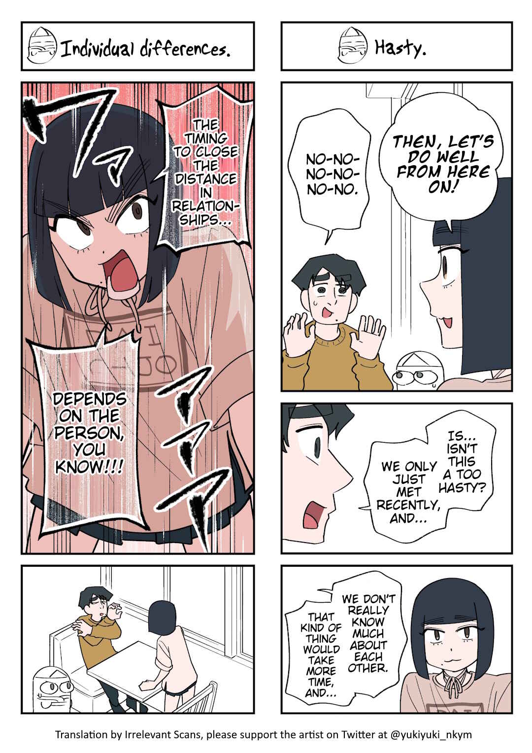 Page 1 Chapter 287 Yuurei to Tsukareta Kaishain