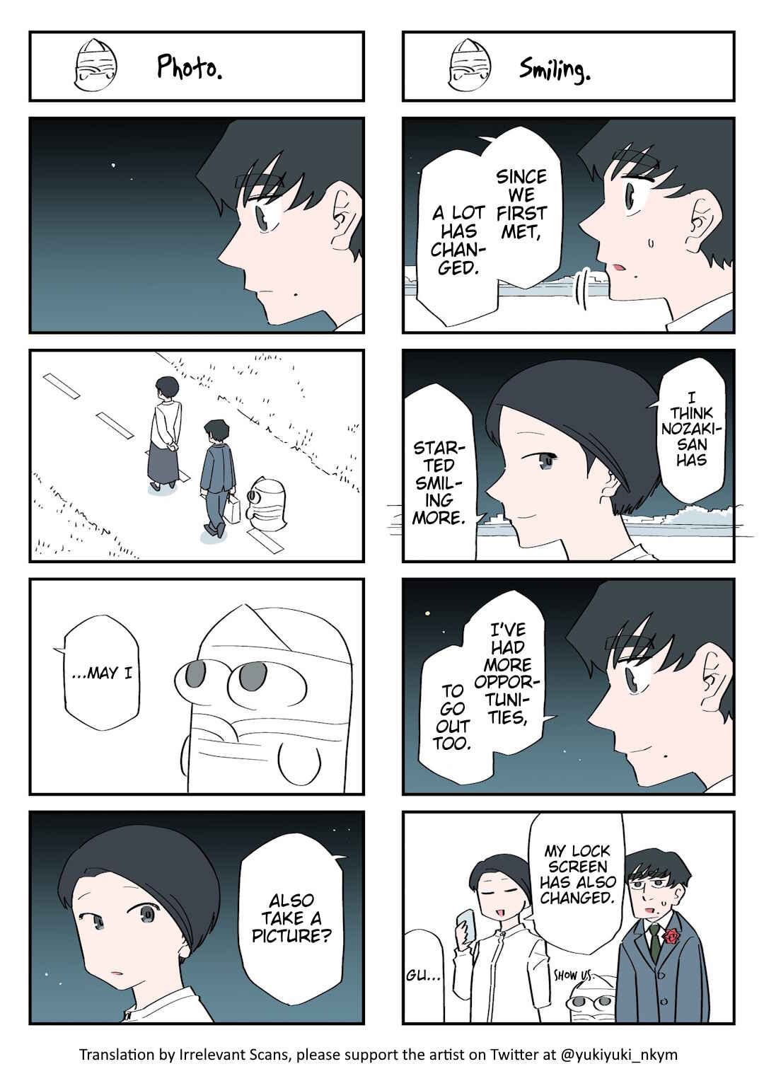 Page 1 Chapter 189 Yuurei to Tsukareta Kaishain