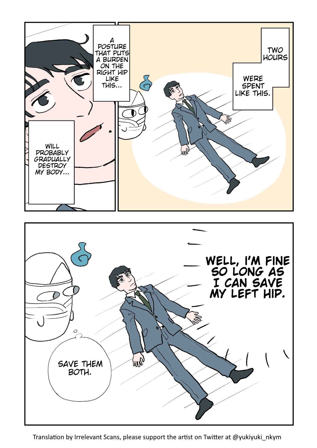 Page 1 Chapter 3 Yuurei to Tsukareta Kaishain