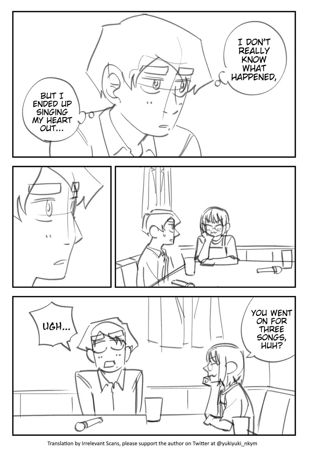 Page 1 Chapter 390 Yuurei to Tsukareta Kaishain