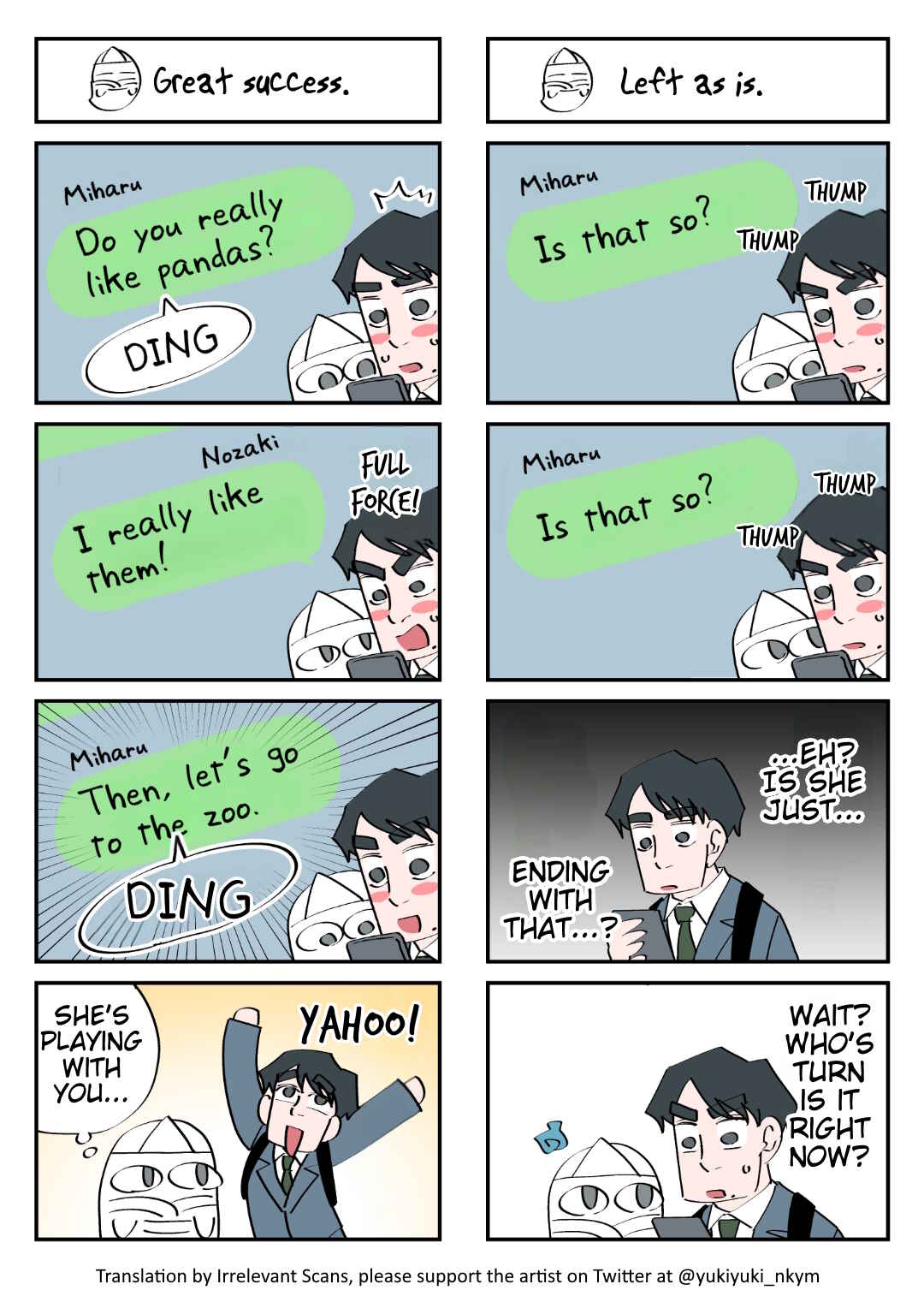 Page 1 Chapter 41 Yuurei to Tsukareta Kaishain