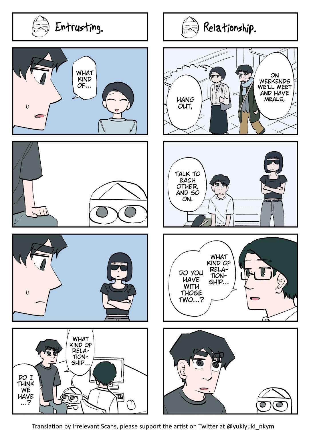 Page 1 Chapter 273 Yuurei to Tsukareta Kaishain