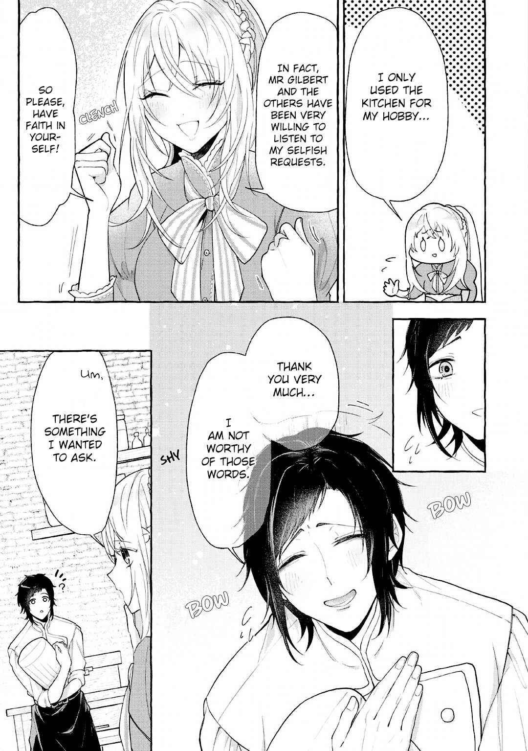 Page 19 Chapter 4 Tensei-saki de Suterareta Node, Mofumofu-tachi to Oryouri Shimasu ~Okazari Ouhi wa My Pace ni Saikyou Desu~