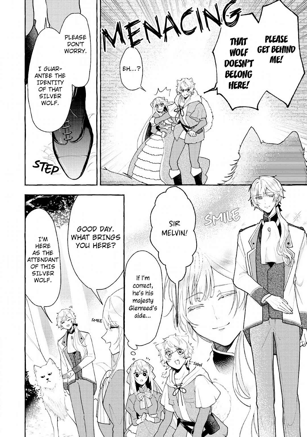 Page 4 Chapter 4 Tensei-saki de Suterareta Node, Mofumofu-tachi to Oryouri Shimasu ~Okazari Ouhi wa My Pace ni Saikyou Desu~