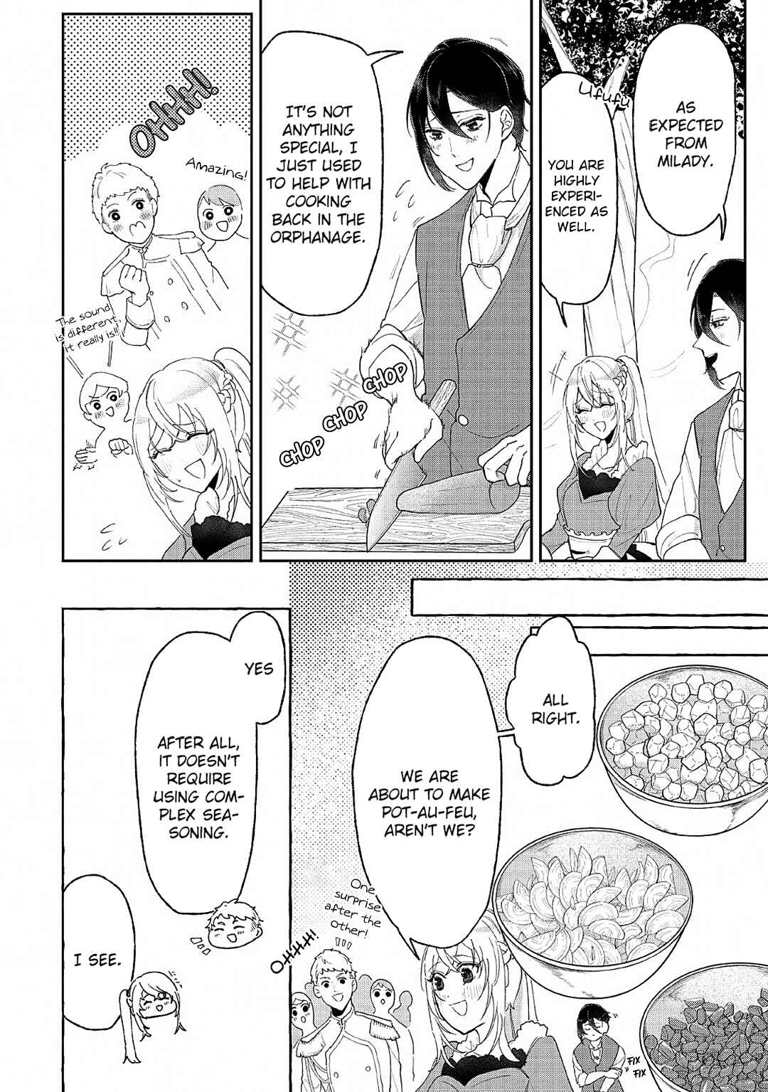 Page 4 Chapter 3 Tensei-saki de Suterareta Node, Mofumofu-tachi to Oryouri Shimasu ~Okazari Ouhi wa My Pace ni Saikyou Desu~