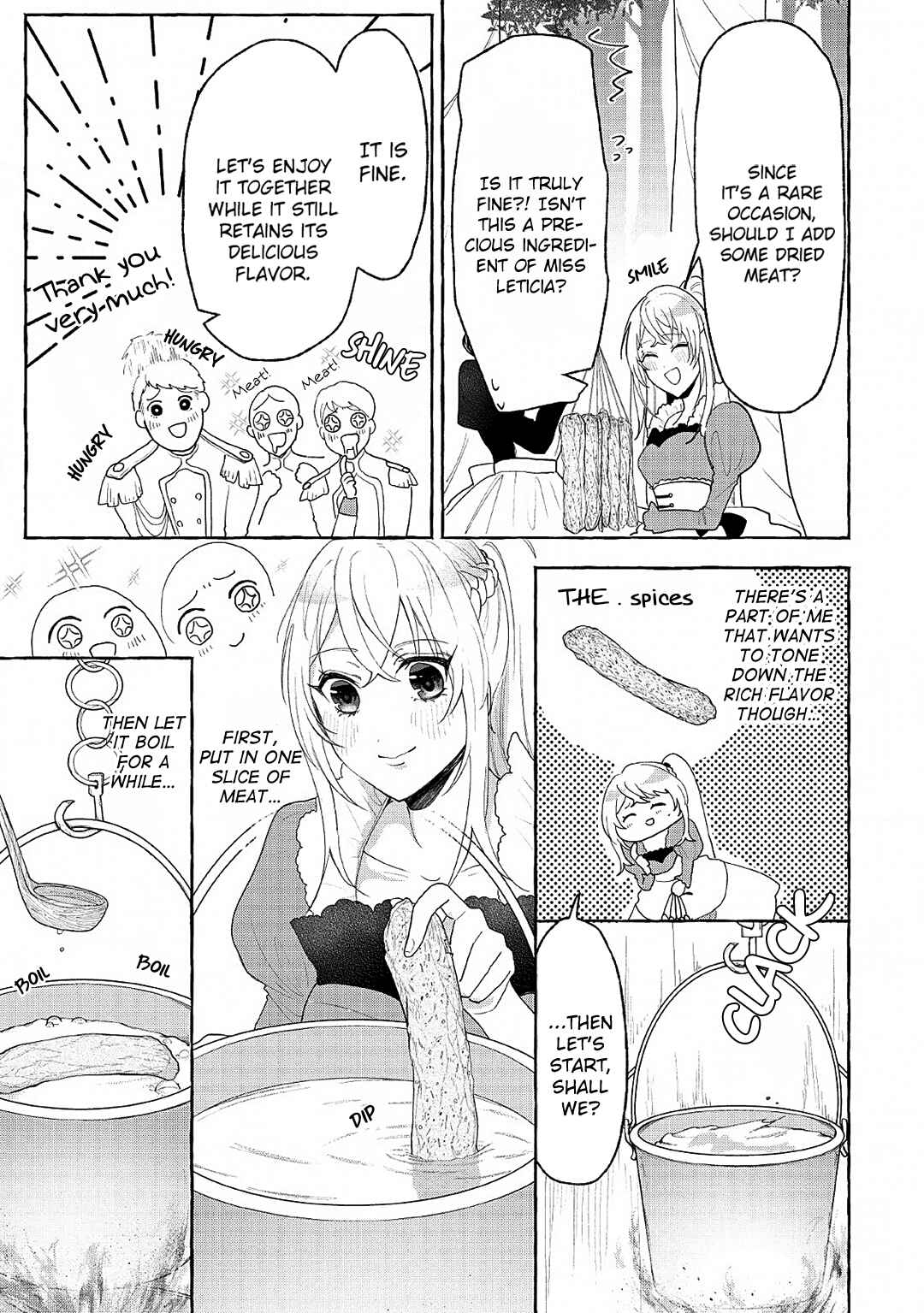 Page 5 Chapter 3 Tensei-saki de Suterareta Node, Mofumofu-tachi to Oryouri Shimasu ~Okazari Ouhi wa My Pace ni Saikyou Desu~