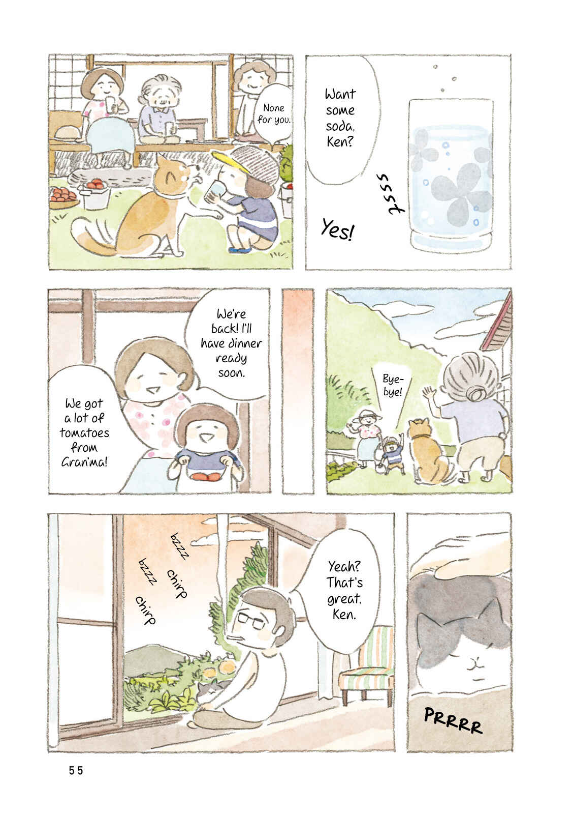 Page 7 Chapter 6 Little Ken and a Cat. Sometimes a Duck