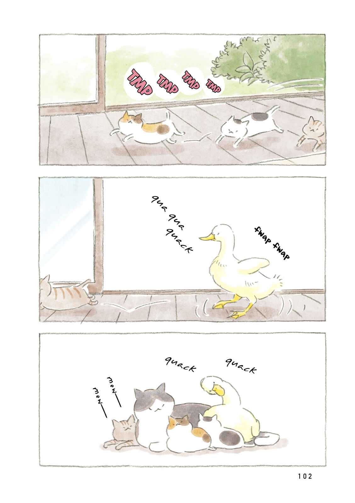 Page 2 Chapter 12 Little Ken and a Cat. Sometimes a Duck