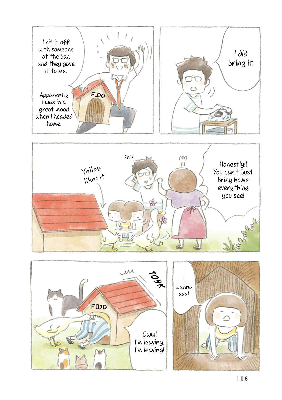 Page 8 Chapter 12 Little Ken and a Cat. Sometimes a Duck