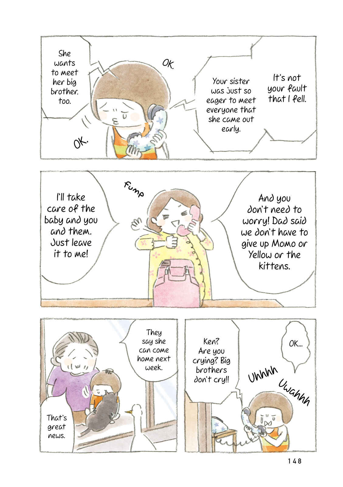 Page 6 Chapter 17 Little Ken and a Cat. Sometimes a Duck