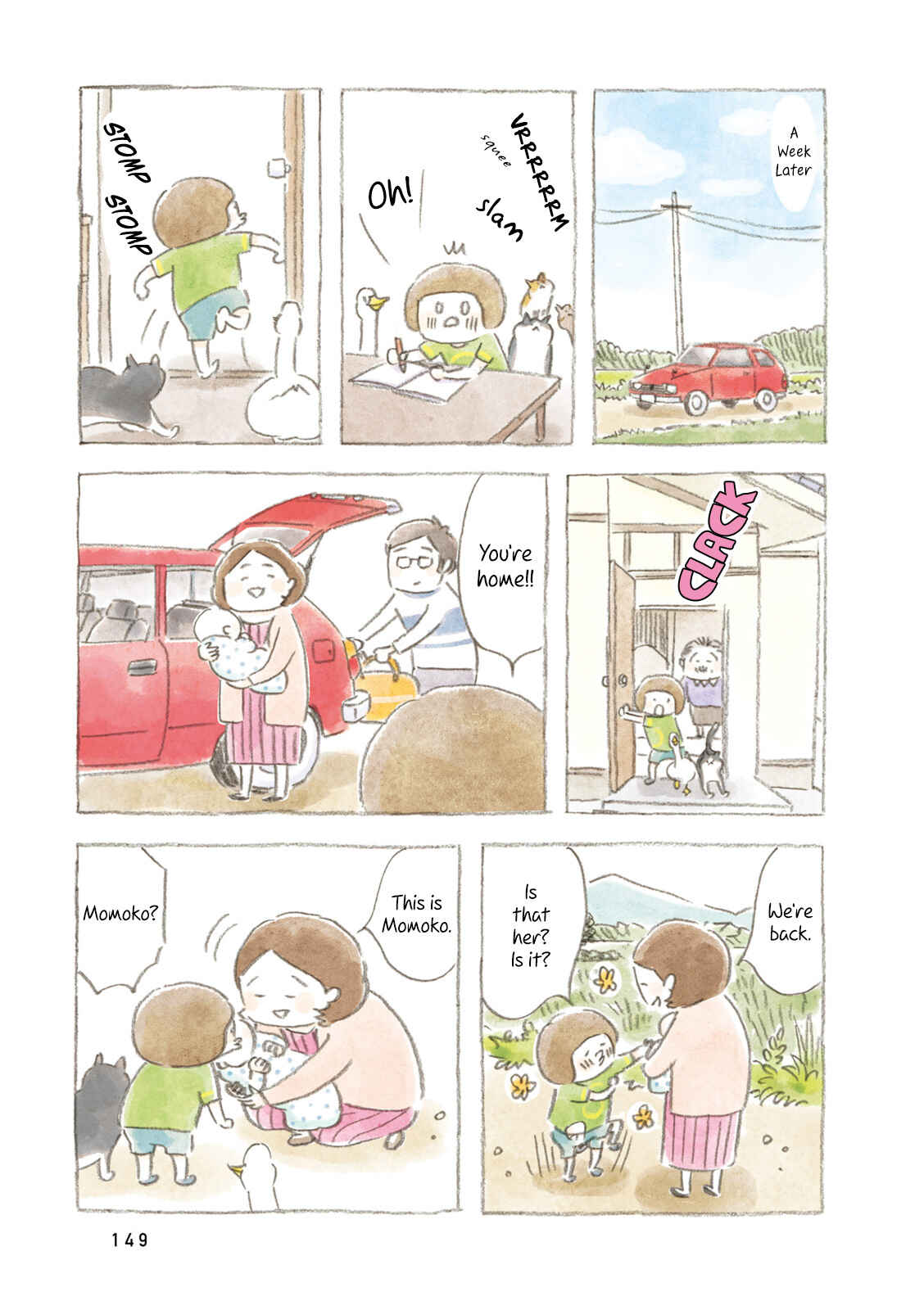 Page 7 Chapter 17 Little Ken and a Cat. Sometimes a Duck