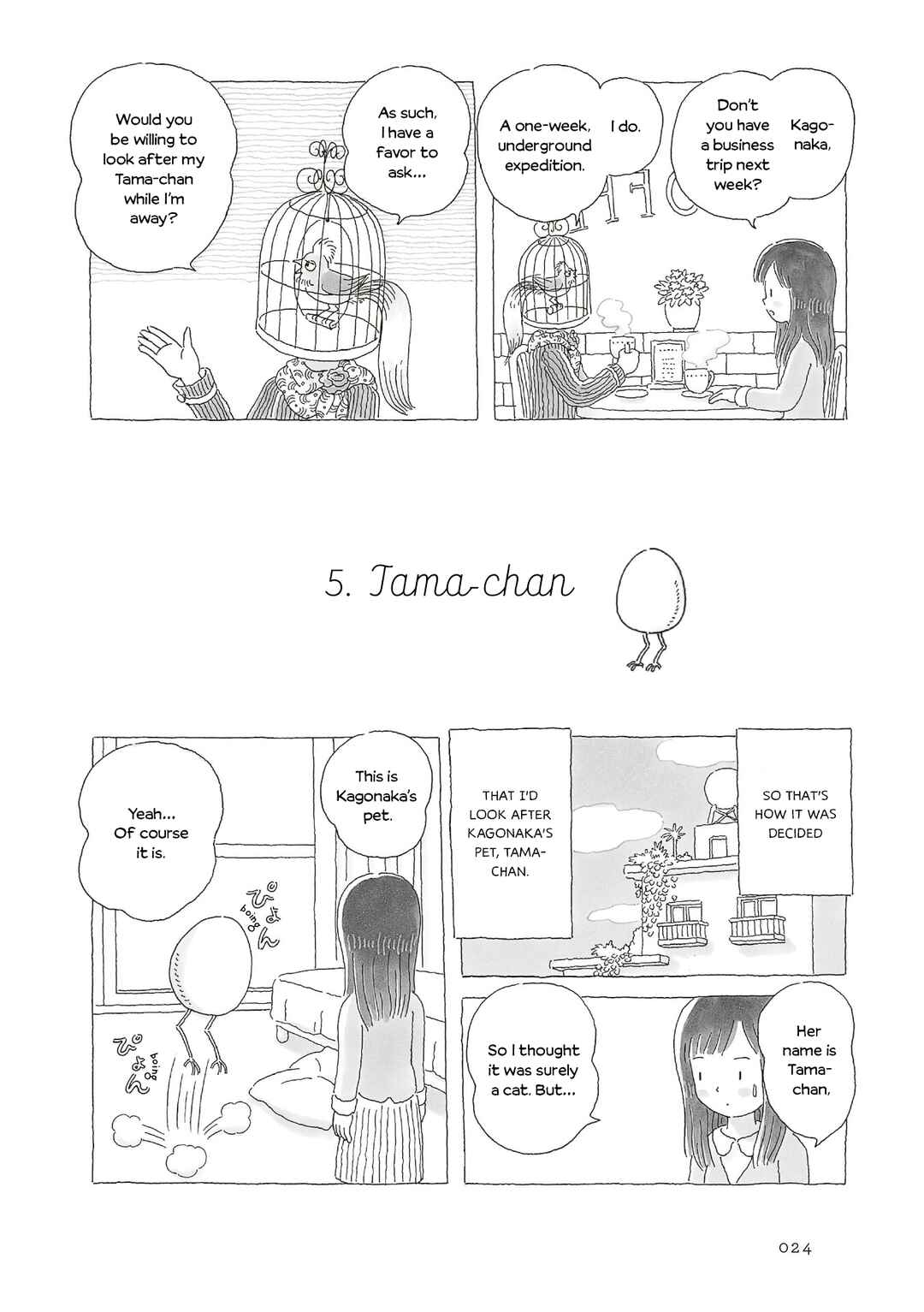 Page 1 Chapter 5 Afternoon Yawns