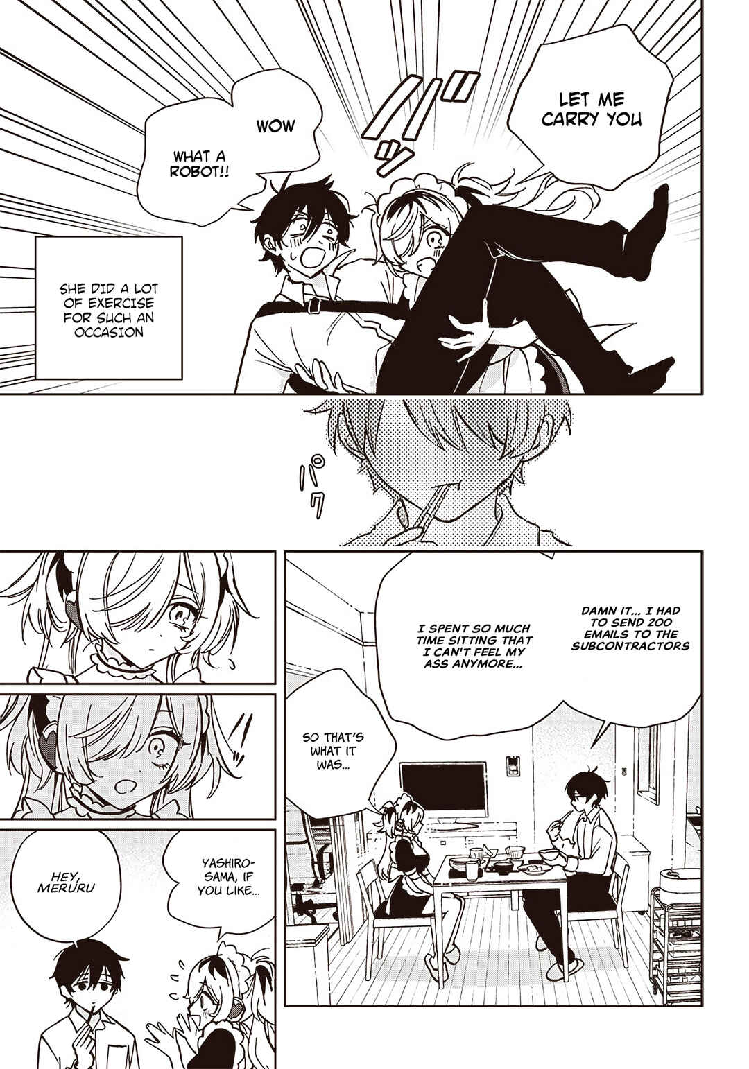 Page 15 Chapter Unknown_d68f Ningen Maid Robot Meruru