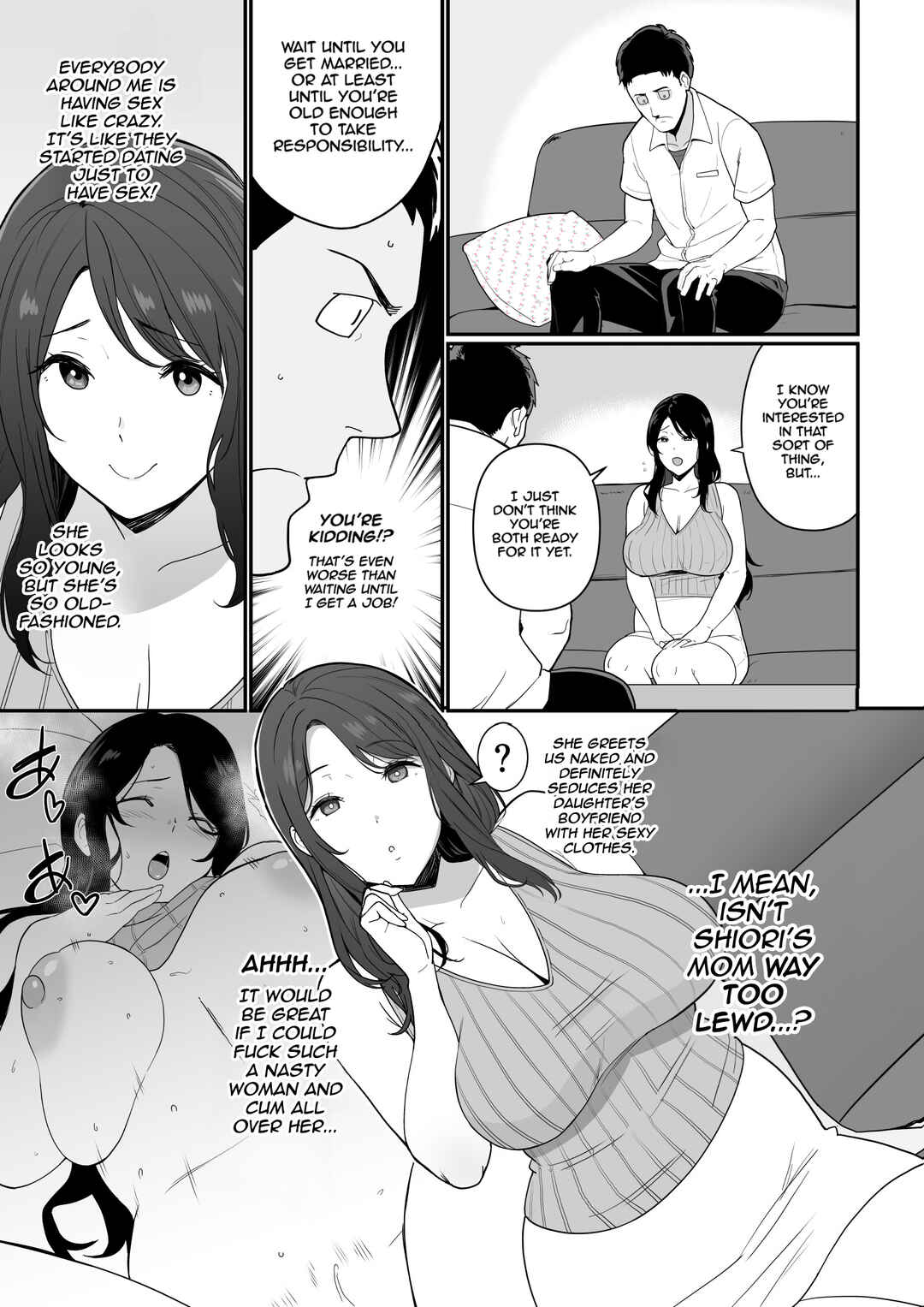 Page 6 Chapter Unknown_0d0b Kanojo no Mama ga H Sugite Gaman Dekinai