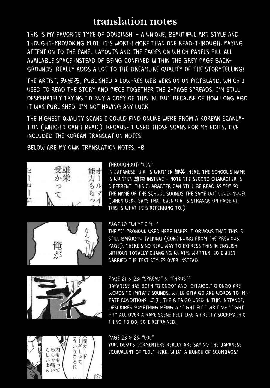 Page 49 Chapter Unknown_4a0f Boku no Hero Academia - Kira Kira Jinsei (Doujinshi)
