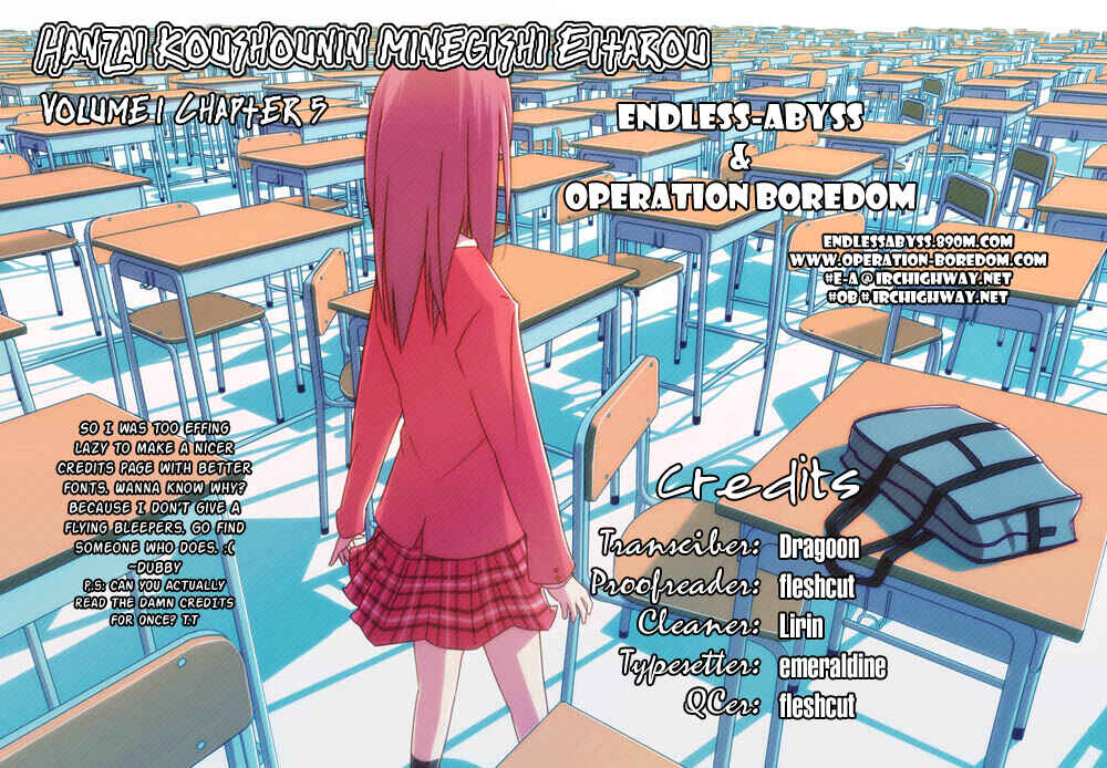 Page 31 Chapter 5 Hanzai Koushounin Minegishi Eitarou