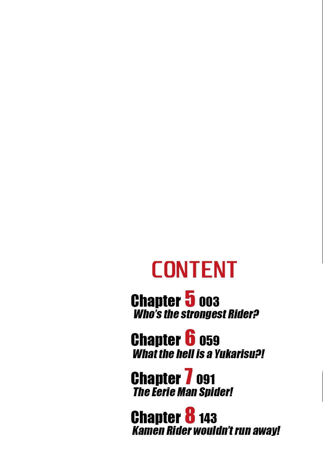 Page 1 Chapter 5 Tanzaburo Tojima Wants To Be Kamen Rider