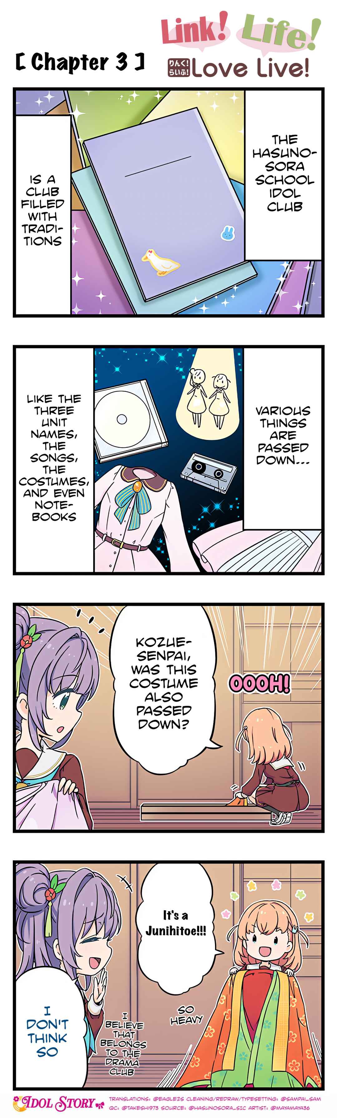 Page 1 Chapter 3 Link! Life! Love Live!