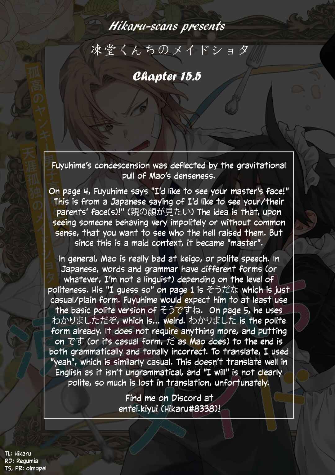 Page 12 Chapter 15.5 Toudou-kun Chi no Maid Shota