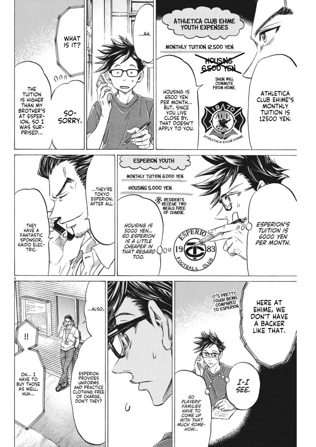 Page 9 Chapter 7 Ao Ashi Brotherfoot