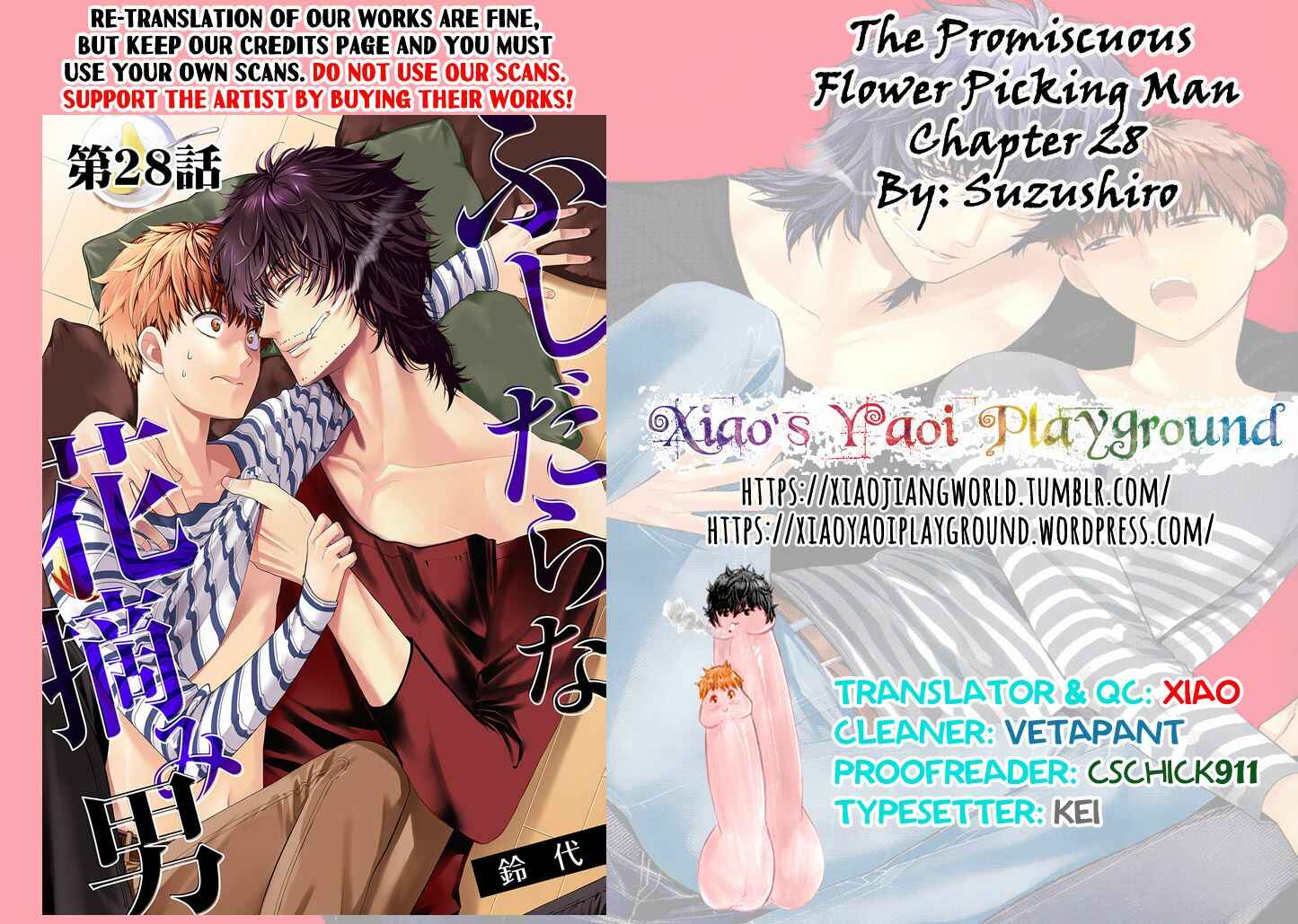 Page 29 Chapter 28 Fushidara na Hanatsumi Otoko