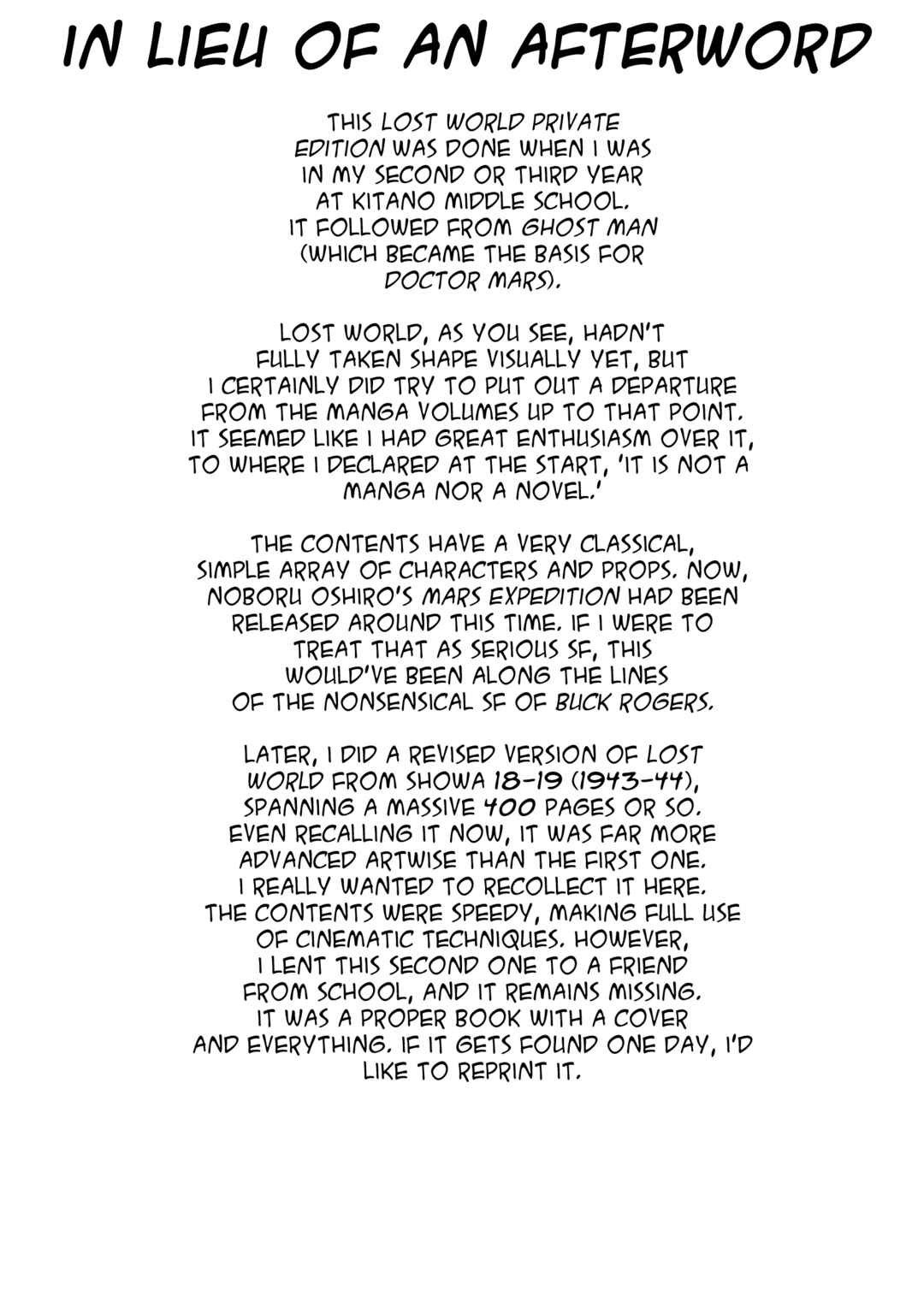 Page 1 Chapter 24.1 Lost World (Private Ed.)