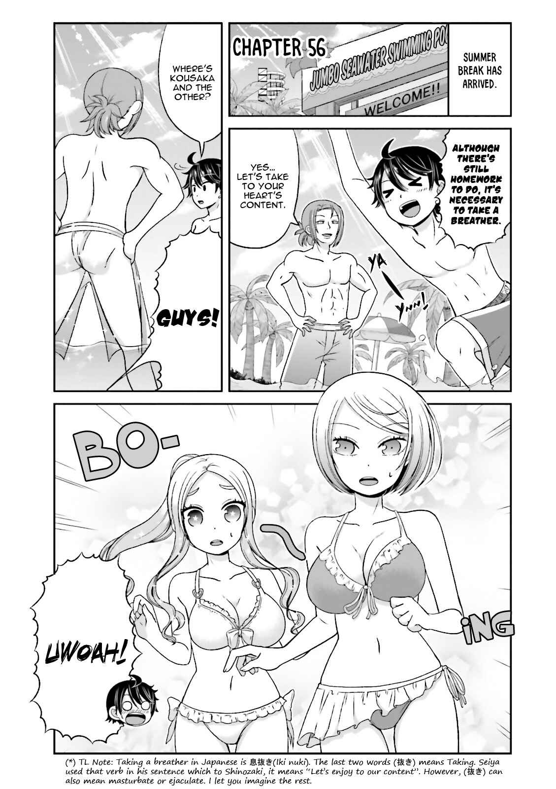 Page 4 Chapter 56 Boku no Kanojo ga Majime Sugiru Shojo Bitch na Ken