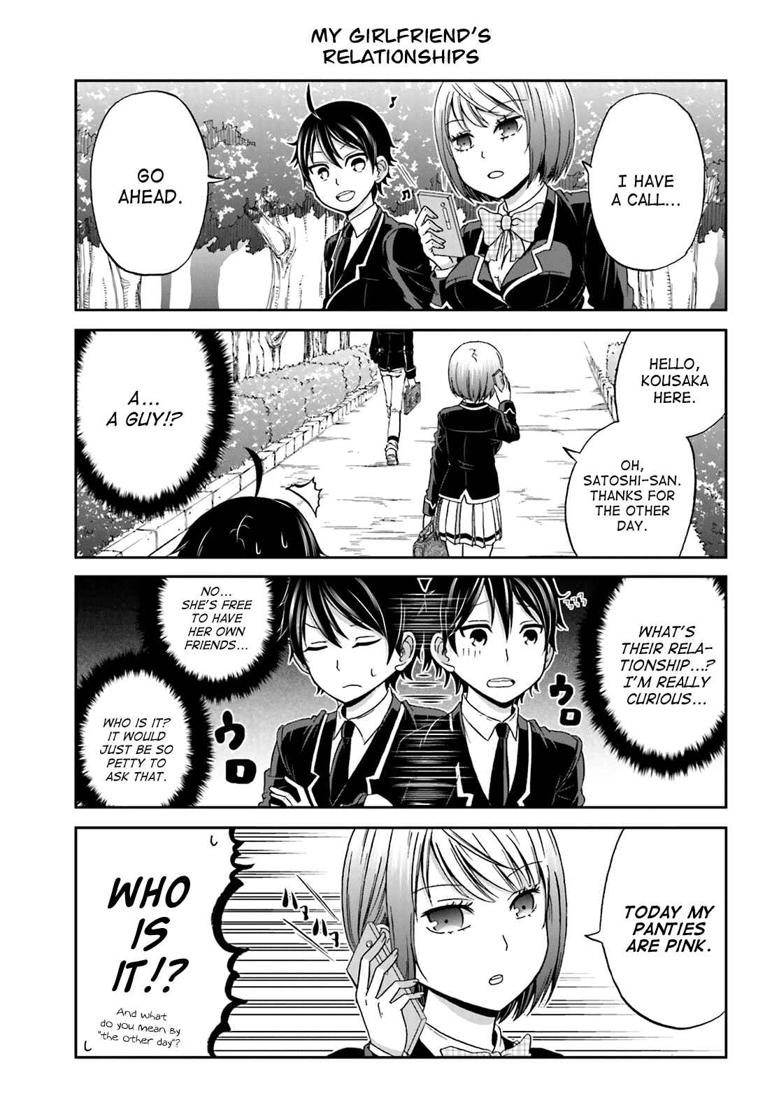 Page 5 Chapter 2 Boku no Kanojo ga Majime Sugiru Shojo Bitch na Ken